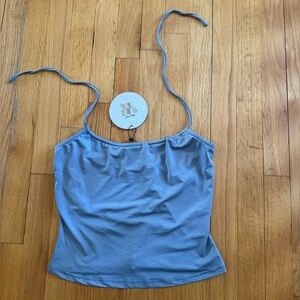 NWT! Princess Polly “Halt it top blue” size 6